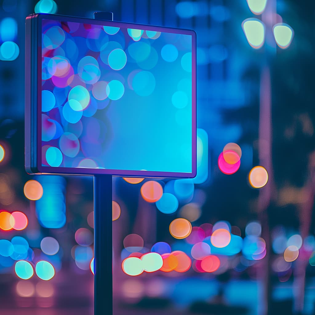 LedWall display outdoor con contenuti colorati